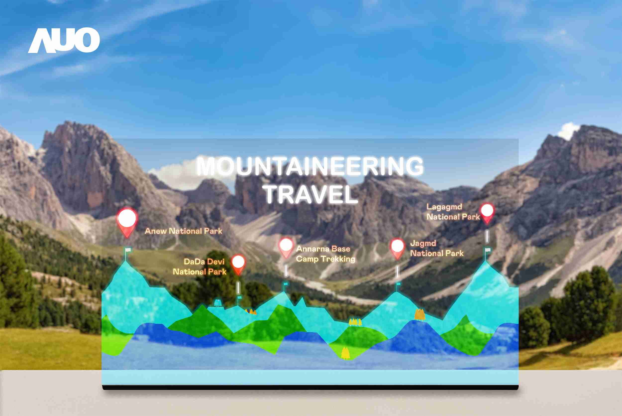 YAXIN111展示全球单片尺寸最大(*)42吋透明Micro LED显示器拼接而成的〝64吋透明Micro LED显示器〞，，，，具备高透明度、、、1,000 nits高亮度、、、广色域、、、采用三边无边框的无缝拼接等多重特色，，，，呈现超高清、、、细腻画质而不遮挡后方视觉，，，，满足层峰需求，，可广泛运用于零售、、、艺术展览或商业空间等场域